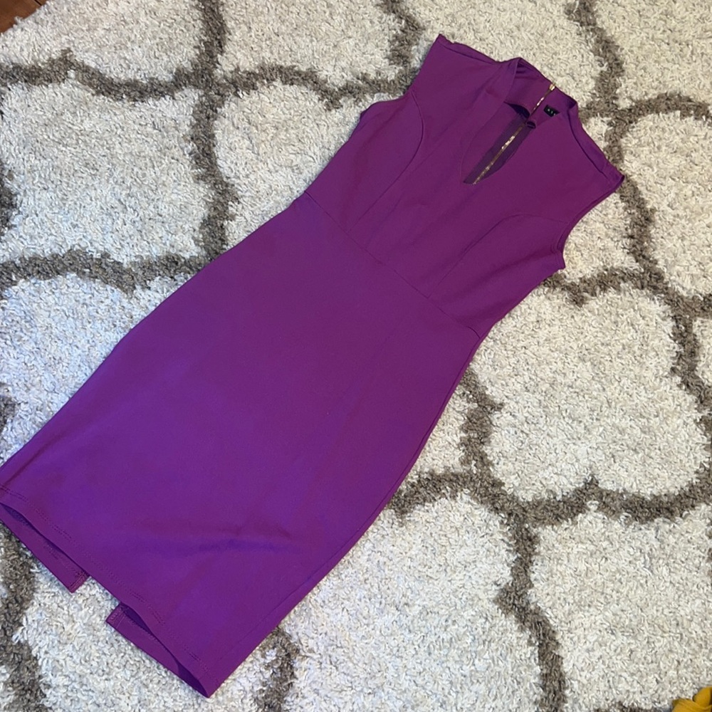 Midi dress bodycon type thick material